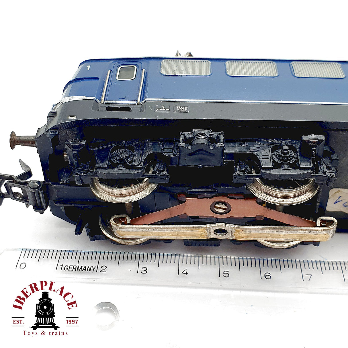 ♻️ Märklin Locomotora Eléctrica BR 110 234-2 DB Azul Metal 3039 / 30390 AC H0 Escala 1:87