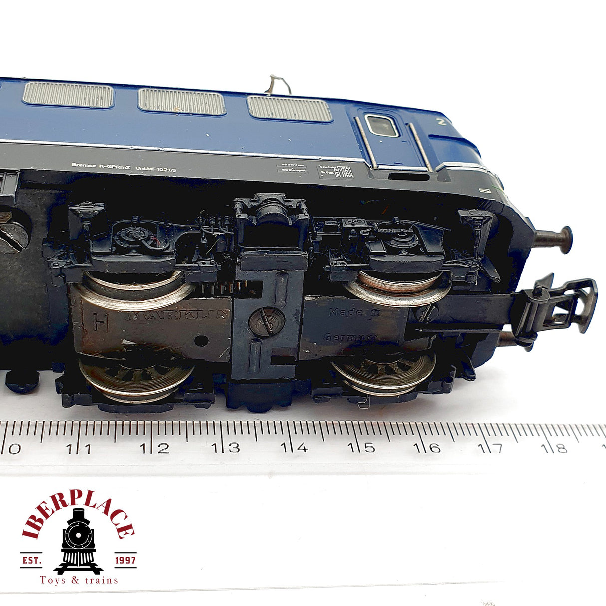 ♻️ Märklin Locomotora Eléctrica BR 110 234-2 DB Azul Metal 3039 / 30390 AC H0 Escala 1:87