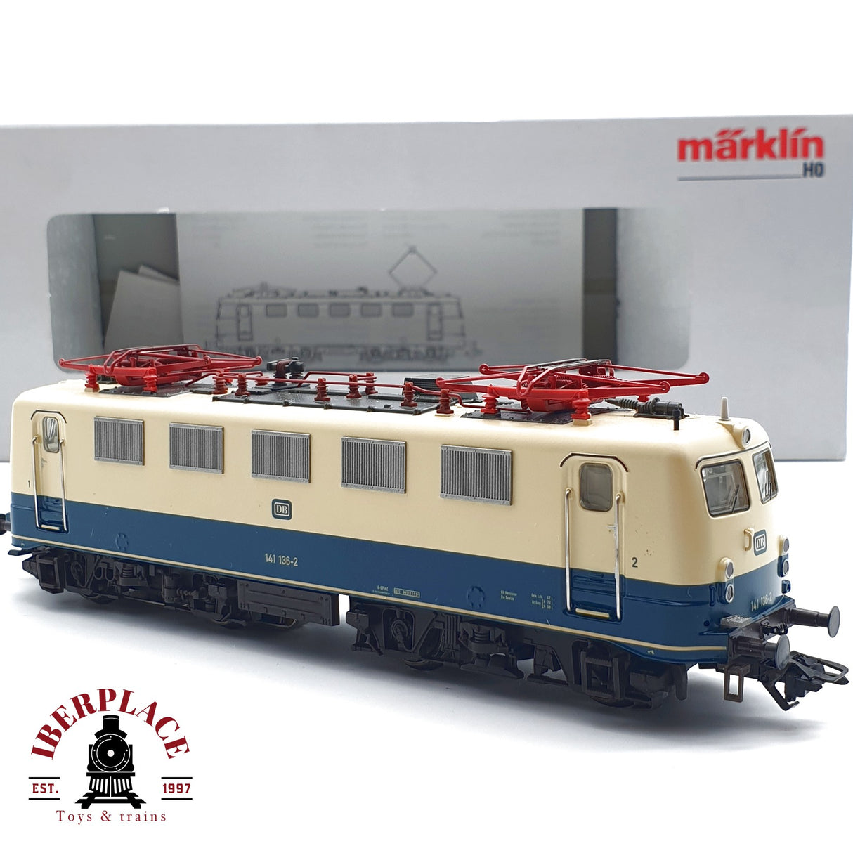 ♻️  AC Märklin 39413 Digital Locomotora BR 141 136-2 DB Ep IV H0 escala 1:87 A27