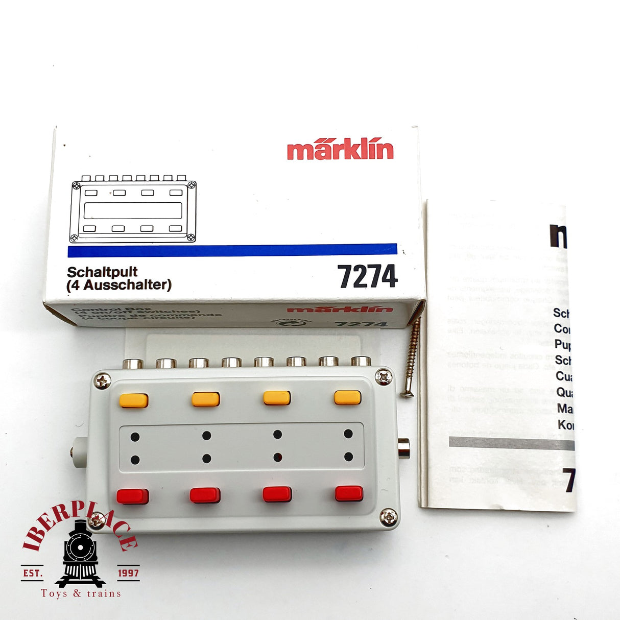 ♻️ Märklin 7274 Pupitre de mando H0 escala 1:87 E20