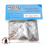 🆕💡 Mabar -  MC001 carga para vagones carbón y maderas de metal fundido N escala 1:160