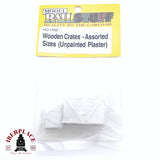 🆕 Rail Stuff - 1450 Cajas de madera de distintos tamaños H0 escala 1:87