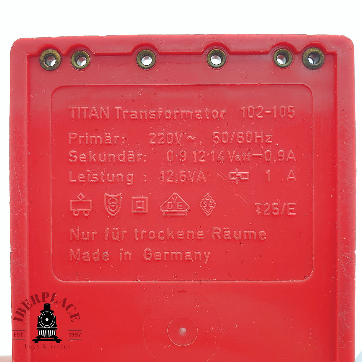 ♻️ 2da mano -  Titan 102-105 transformador 220V 12.6VA Para Carrera Faller Stabo Märklin H0 escala 1:87