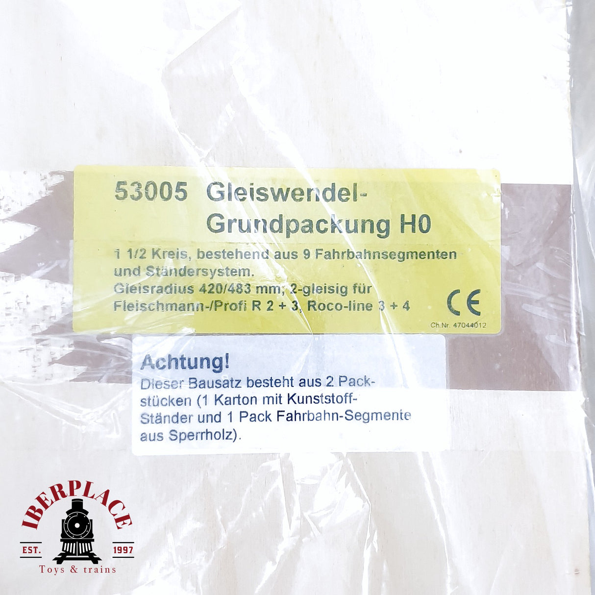 💡 🧨 Noch - 53005 LAGGIES Kit de espiral ferroviaria, círculo básico H0 escala 1:87