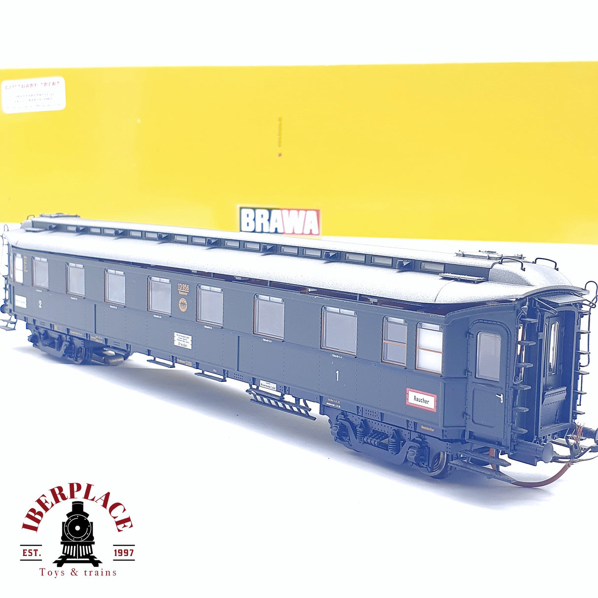 ♻️ Segunda mano - AC BRAWA 45205 vagón pasajeros DRG 15 463 Ep III H0 escala 1:87