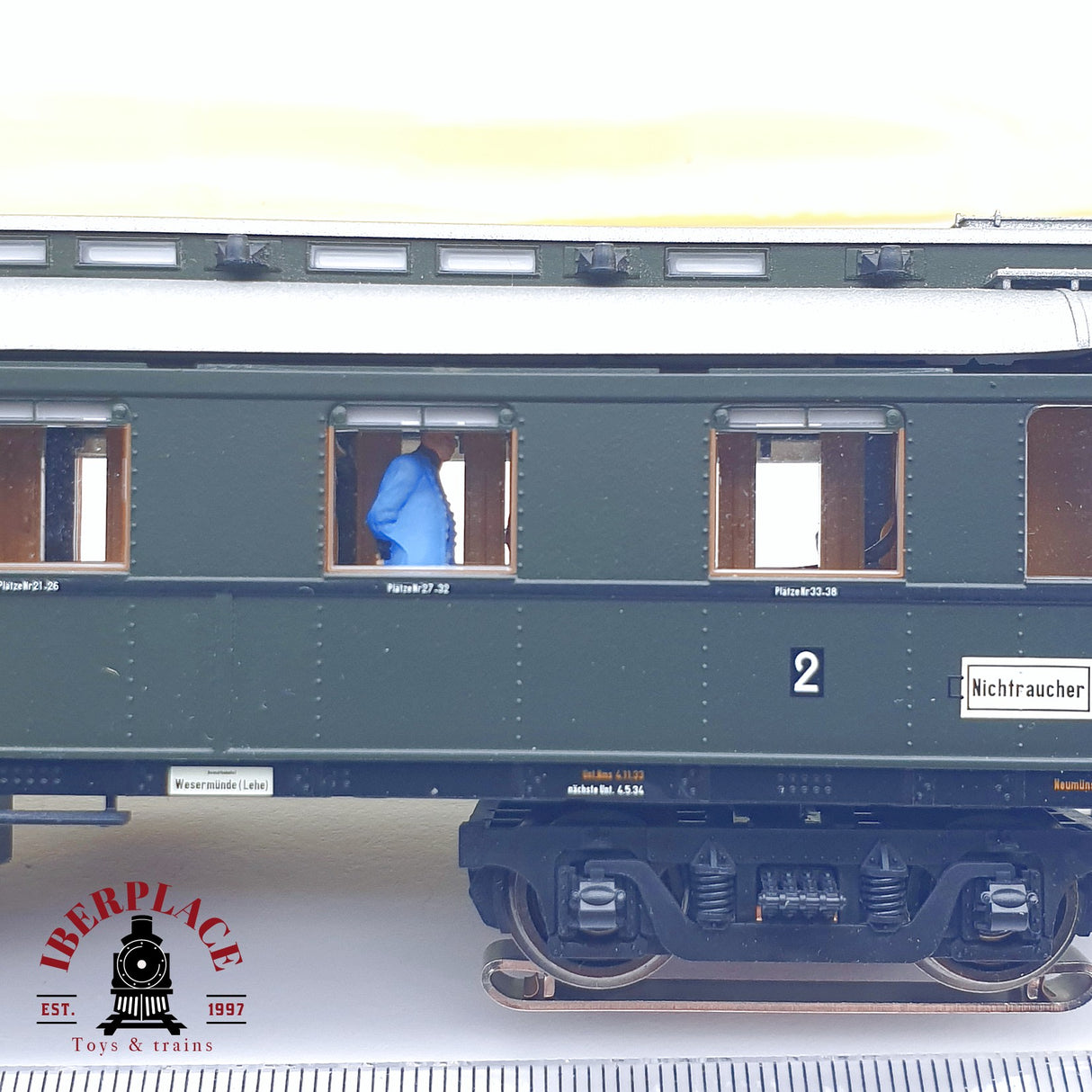 ♻️ Segunda mano - AC BRAWA 45205 vagón pasajeros DRG 15 463 Ep III H0 escala 1:87