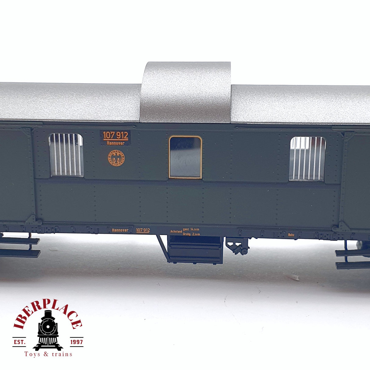 ♻️ Segunda mano - DC BRAWA 45403 vagón pasajeros equipajes DRG 107 912 H0 escala 1:87