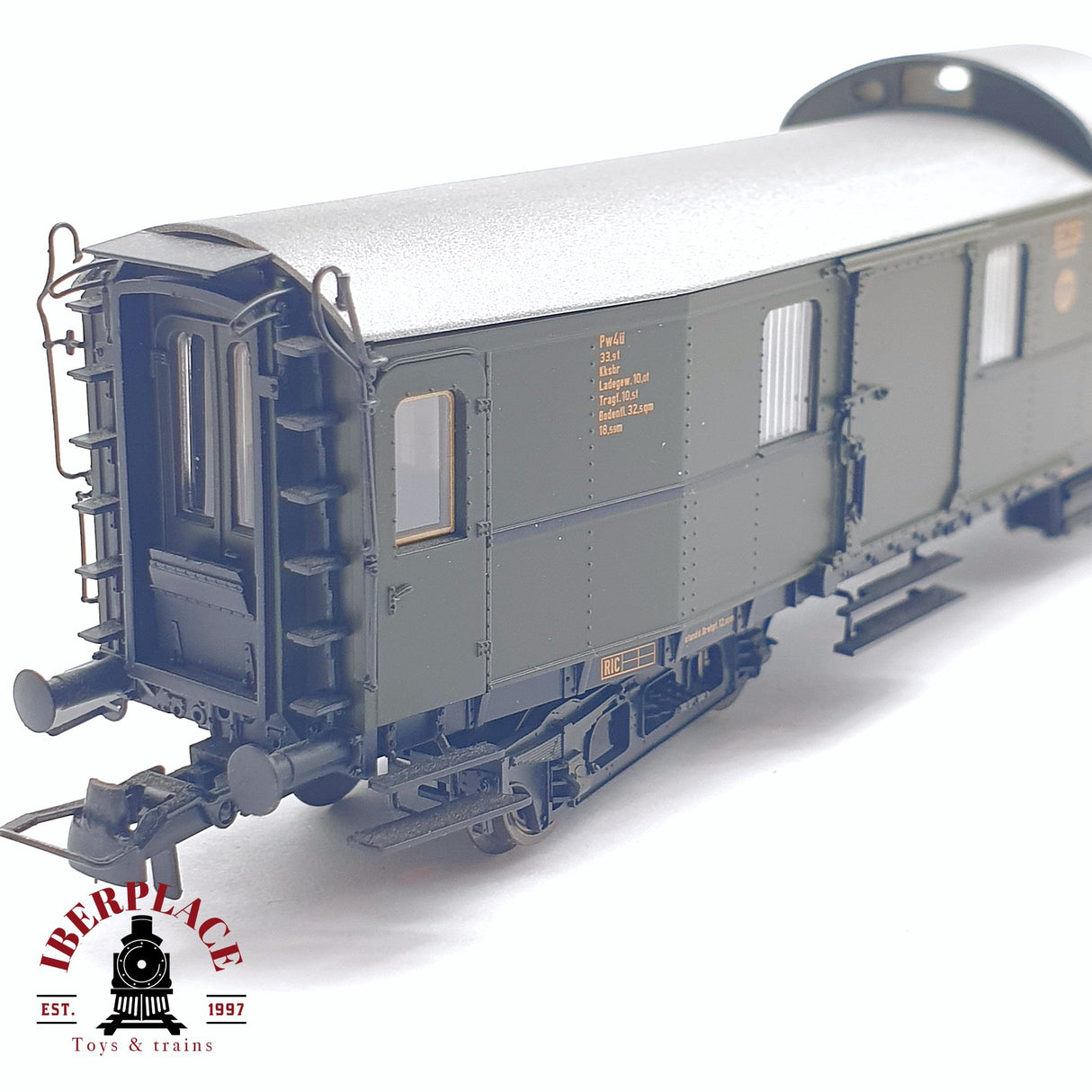 ♻️ Segunda mano - DC BRAWA 45403 vagón pasajeros equipajes DRG 107 912 H0 escala 1:87