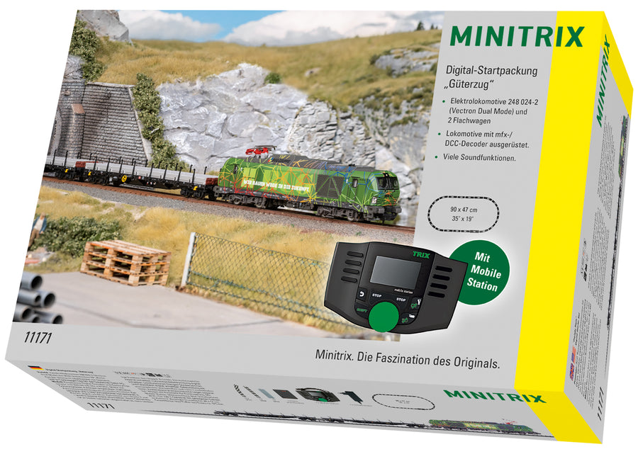 Minitrix 11171 – Set de iniciación Tren de mercancías BUG – N 1:160