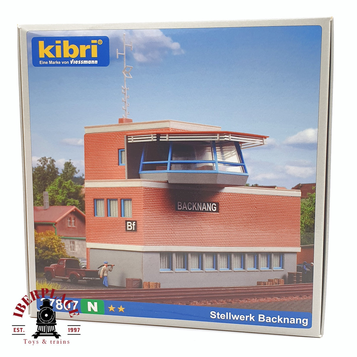 ♻️ Segunda mano - Kibri 37807 caja de señales Backnang 12,5x8,5cm N escala 1:160