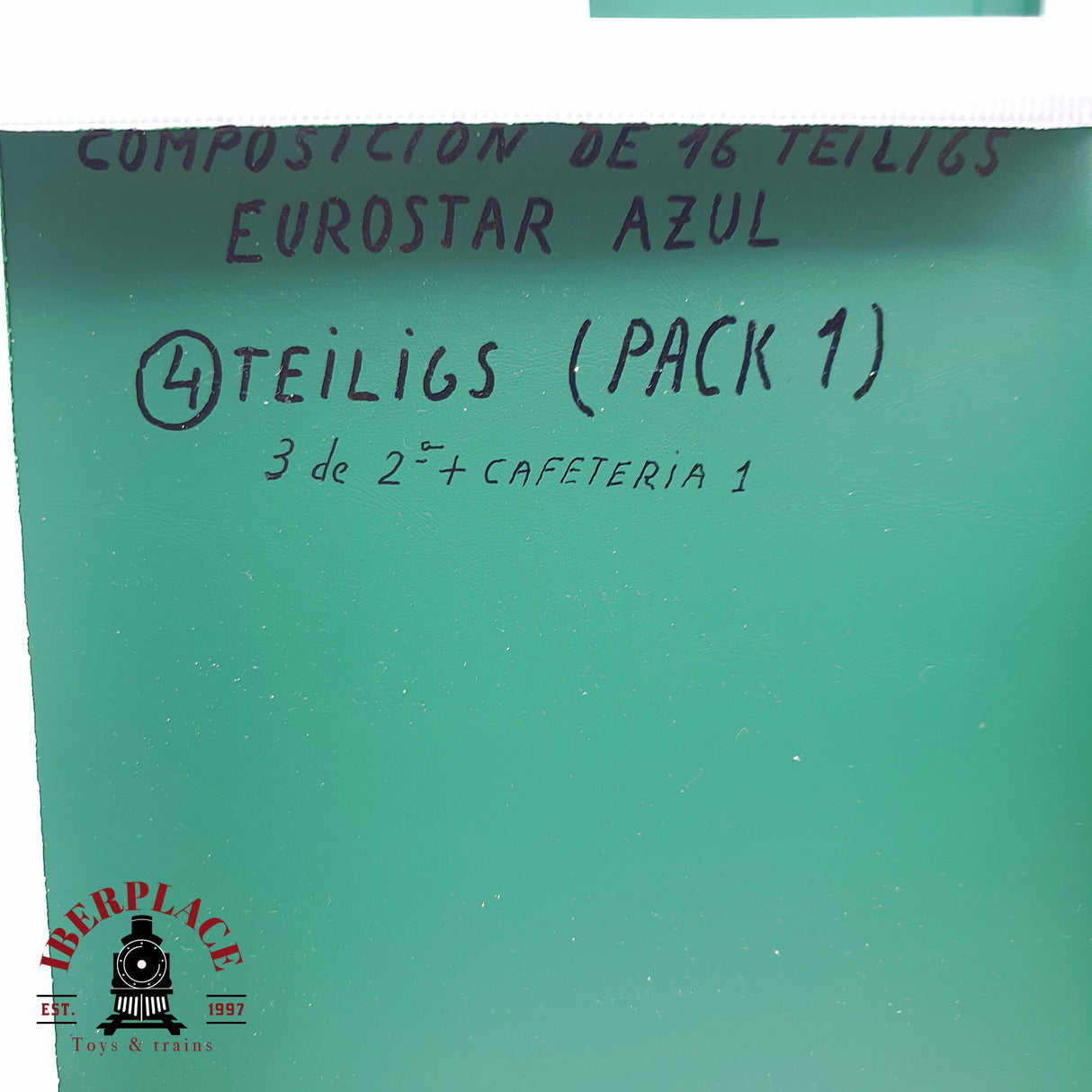 ♻️ Segunda mano - 3x KATO 10-1297 / 1298 Unidad eléctrica de tren EUROSTAR e300 composición 16 Teiligs N escala 1:160