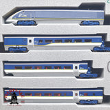 ♻️ Segunda mano - 3x KATO 10-1297 / 1298 Unidad eléctrica de tren EUROSTAR e300 composición 16 Teiligs N escala 1:160