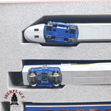 ♻️ Segunda mano - 3x KATO 10-1297 / 1298 Unidad eléctrica de tren EUROSTAR e300 composición 16 Teiligs N escala 1:160