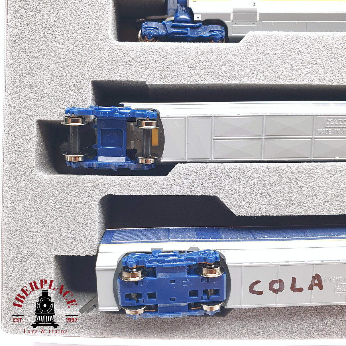 ♻️ Segunda mano - 3x KATO 10-1297 / 1298 Unidad eléctrica de tren EUROSTAR e300 composición 16 Teiligs N escala 1:160