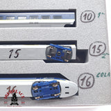 ♻️ Segunda mano - 3x KATO 10-1297 / 1298 Unidad eléctrica de tren EUROSTAR e300 composición 16 Teiligs N escala 1:160