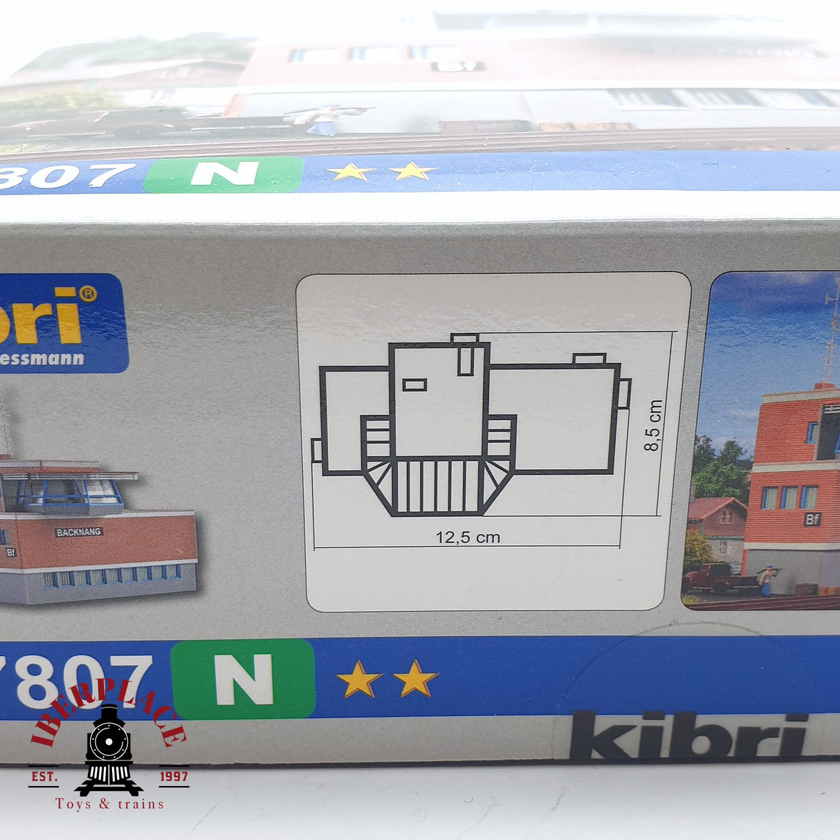 ♻️ Segunda mano - Kibri 37807 caja de señales Backnang 12,5x8,5cm N escala 1:160