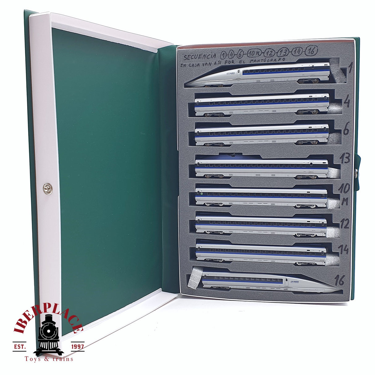 ♻️ Segunda mano - KATO 10-511 Unidad eléctrica de tren JR500 West Japan N escala 1:160