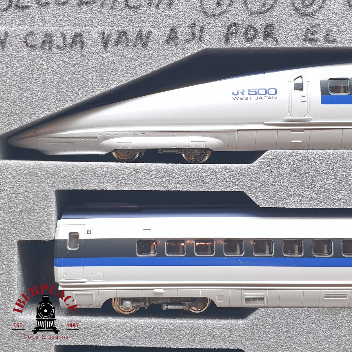 ♻️ Segunda mano - KATO 10-511 Unidad eléctrica de tren JR500 West Japan N escala 1:160