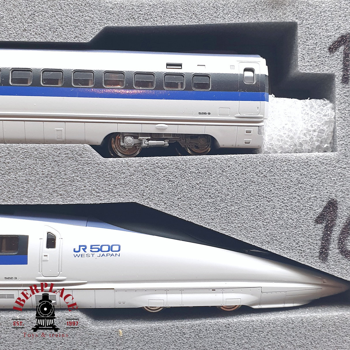 ♻️ Segunda mano - KATO 10-511 Unidad eléctrica de tren JR500 West Japan N escala 1:160