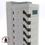 ♻️ Segunda mano - Kato 23-437 Edificio moderno con escaparates N escala 1:160