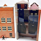 ♻️ 2da mano -  Lote Edificios con bajos comerciales de cartón H0 escala 1:87 A11