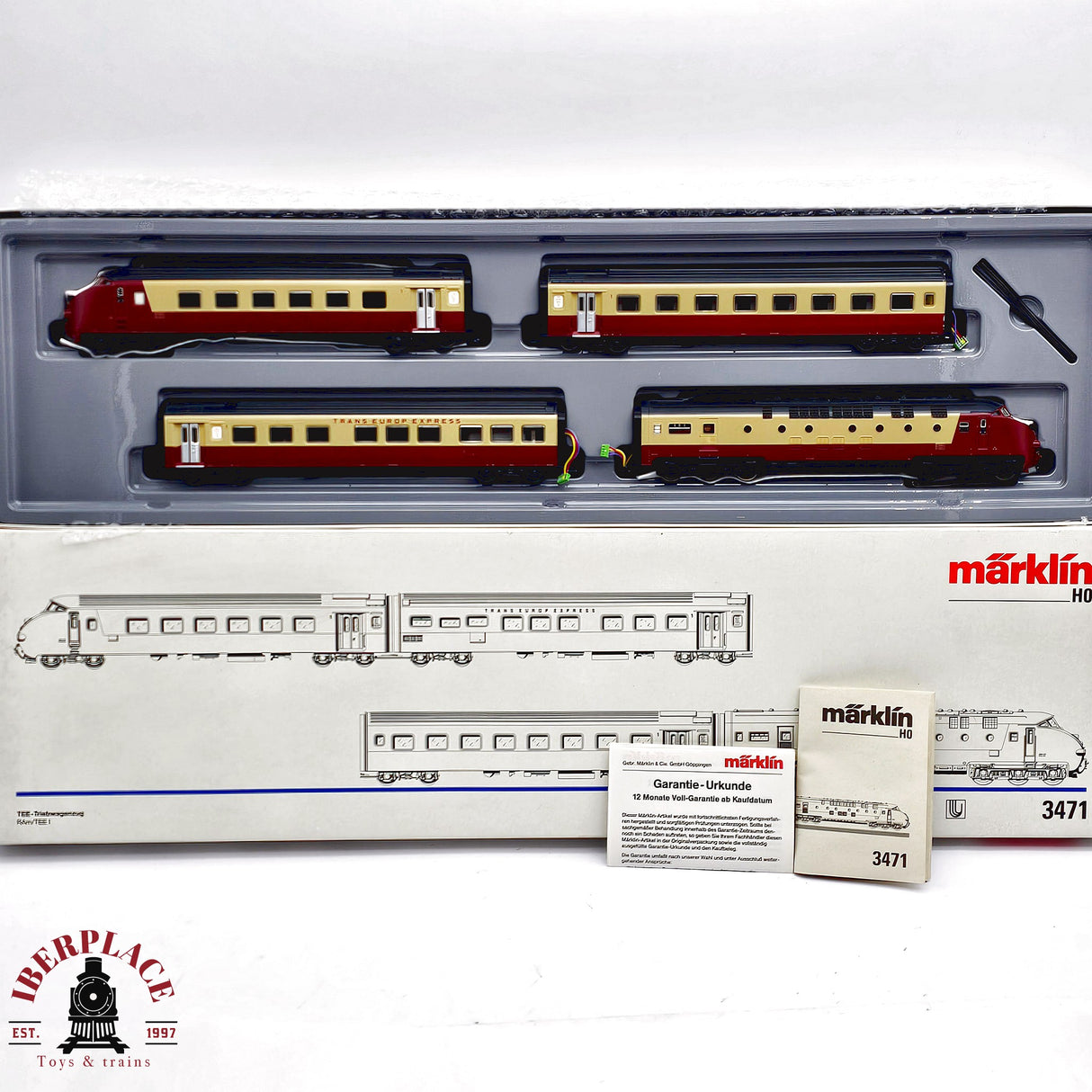 ♻️ 2da mano - Märklin 3471 Set de tren TEE RAM H0 escala 1:87 EH011
