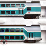 ♻️ 2da mano - Märklin 43580 set de vagones de doble piso DB H0 escala 1:87 EH011