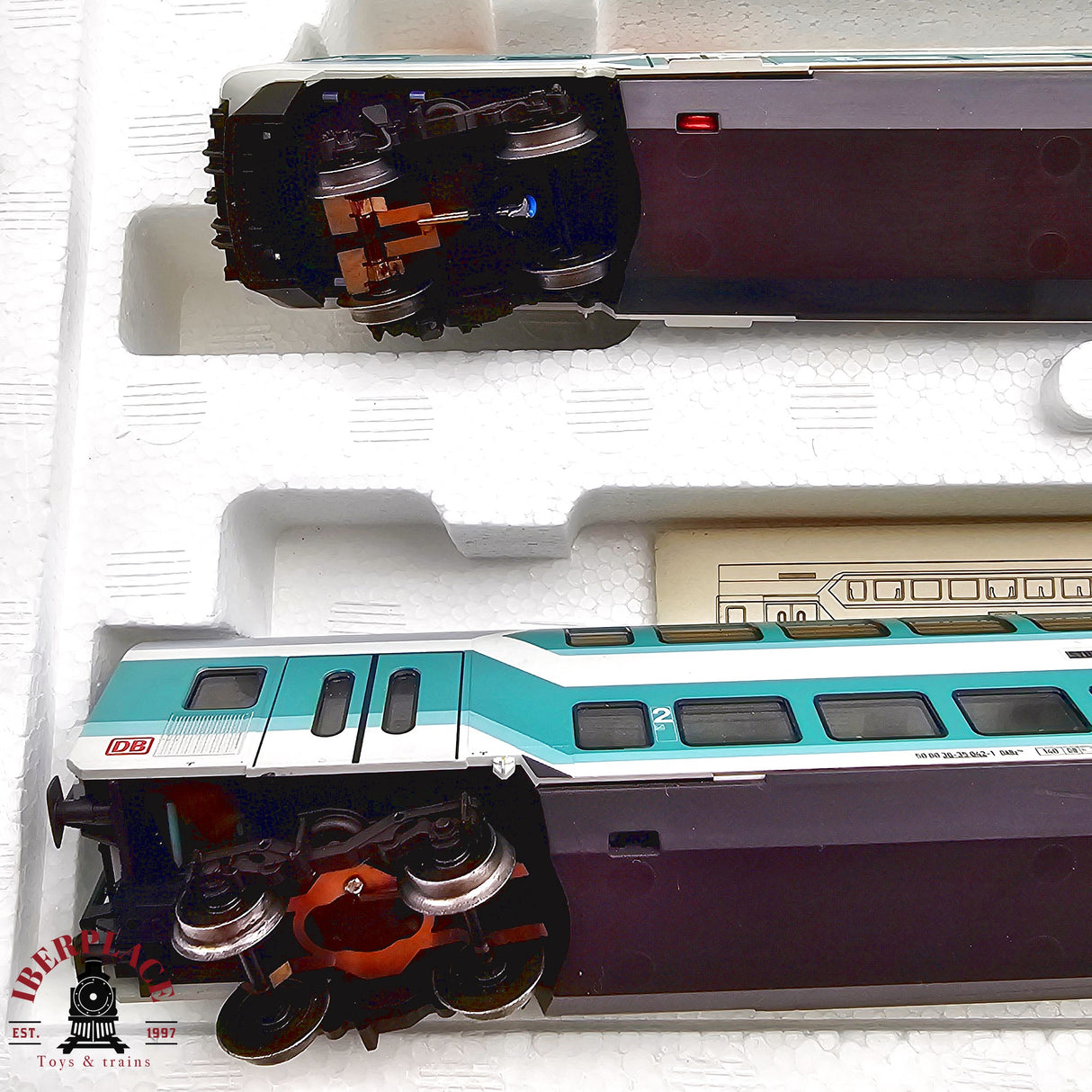 ♻️ 2da mano - Märklin 43580 set de vagones de doble piso DB H0 escala 1:87 EH011