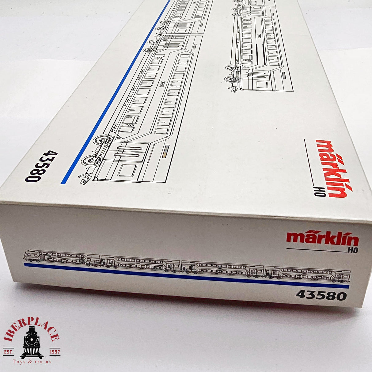 ♻️ 2da mano - Märklin 43580 set de vagones de doble piso DB H0 escala 1:87 EH011