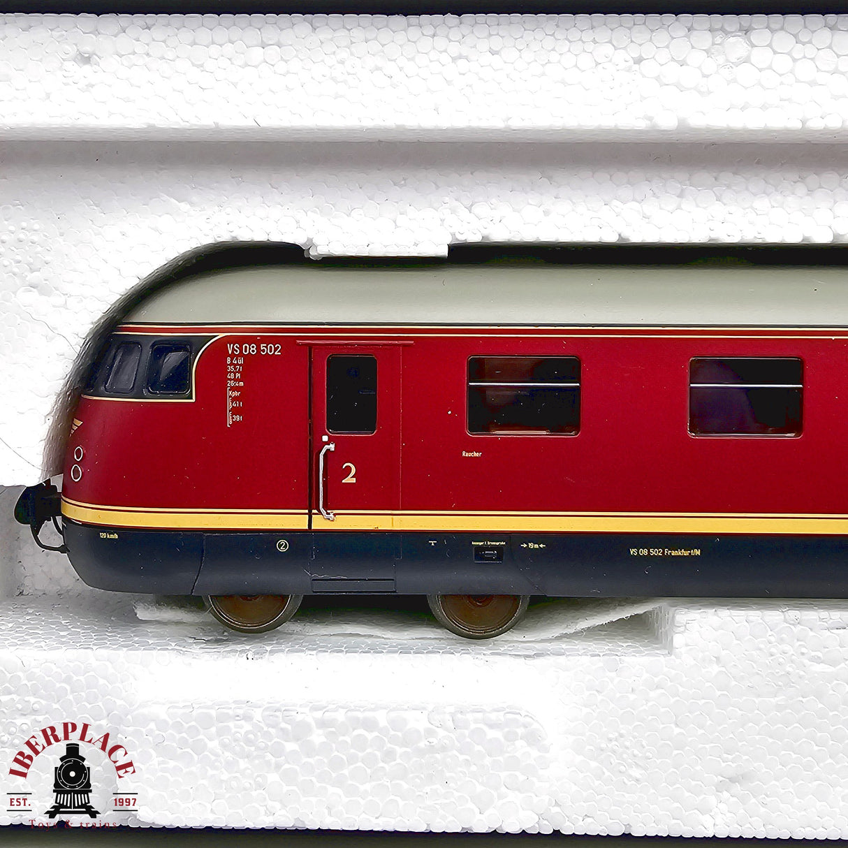 ♻️ 2da mano - Märklin 39080 Set Digital Locomotora DB BR VT08.5 con sonido H0 escala 1:87 EH011