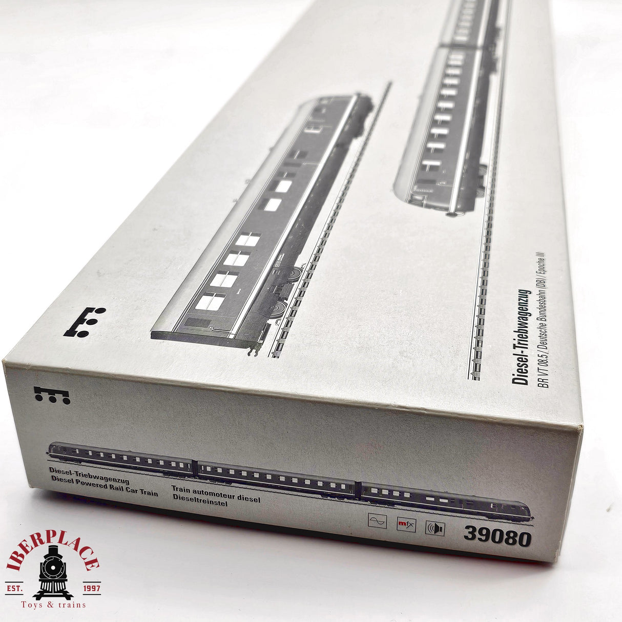 ♻️ 2da mano - Märklin 39080 Set Digital Locomotora DB BR VT08.5 con sonido H0 escala 1:87 EH011