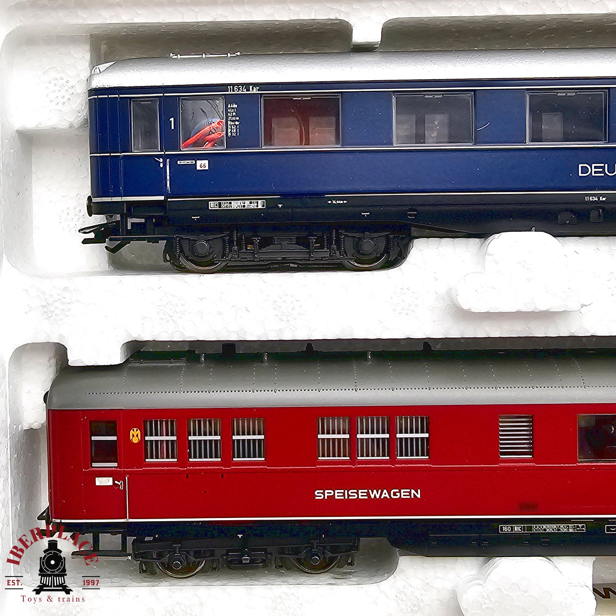 ♻️ 2da mano - Märklin 43209 set de vagones Loreley DB H0 escala 1:87 EH011