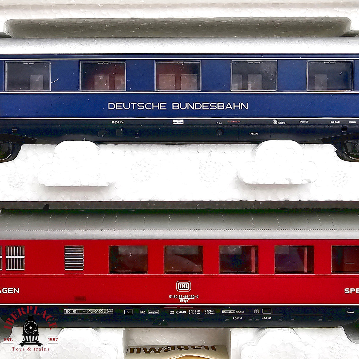 ♻️ 2da mano - Märklin 43209 set de vagones Loreley DB H0 escala 1:87 EH011