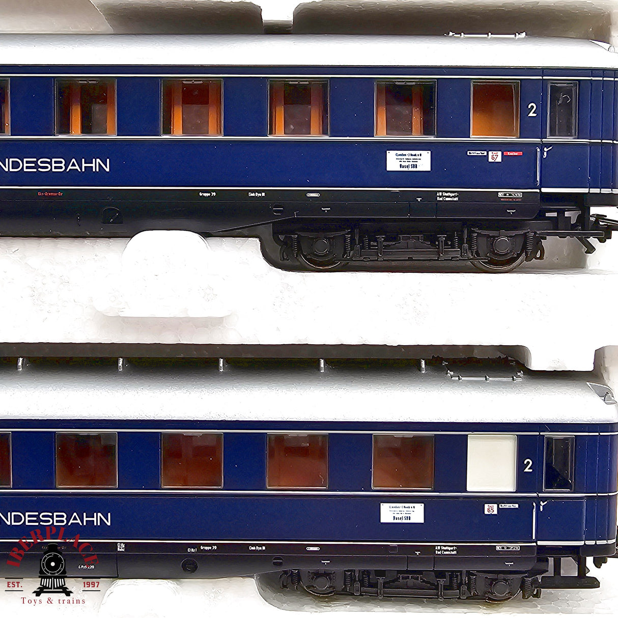 ♻️ 2da mano - Märklin 43209 set de vagones Loreley DB H0 escala 1:87 EH011