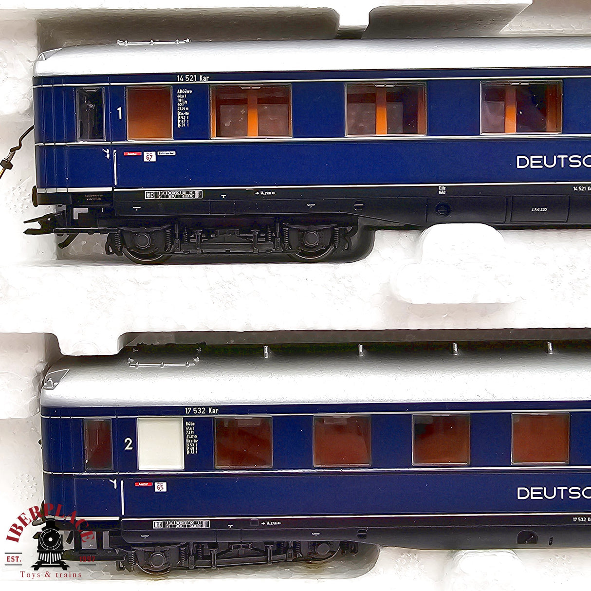 ♻️ 2da mano - Märklin 43209 set de vagones Loreley DB H0 escala 1:87 EH011