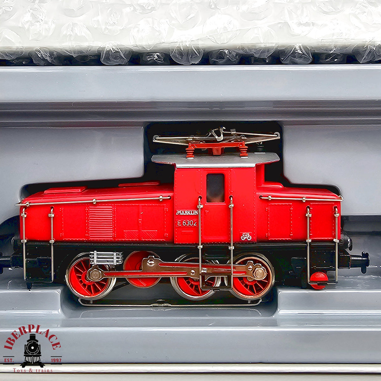 ♻️ 2da mano - Märklin 2874 Set Locomotora BR E63 con vagones mercancias H0 escala 1:87 EH011
