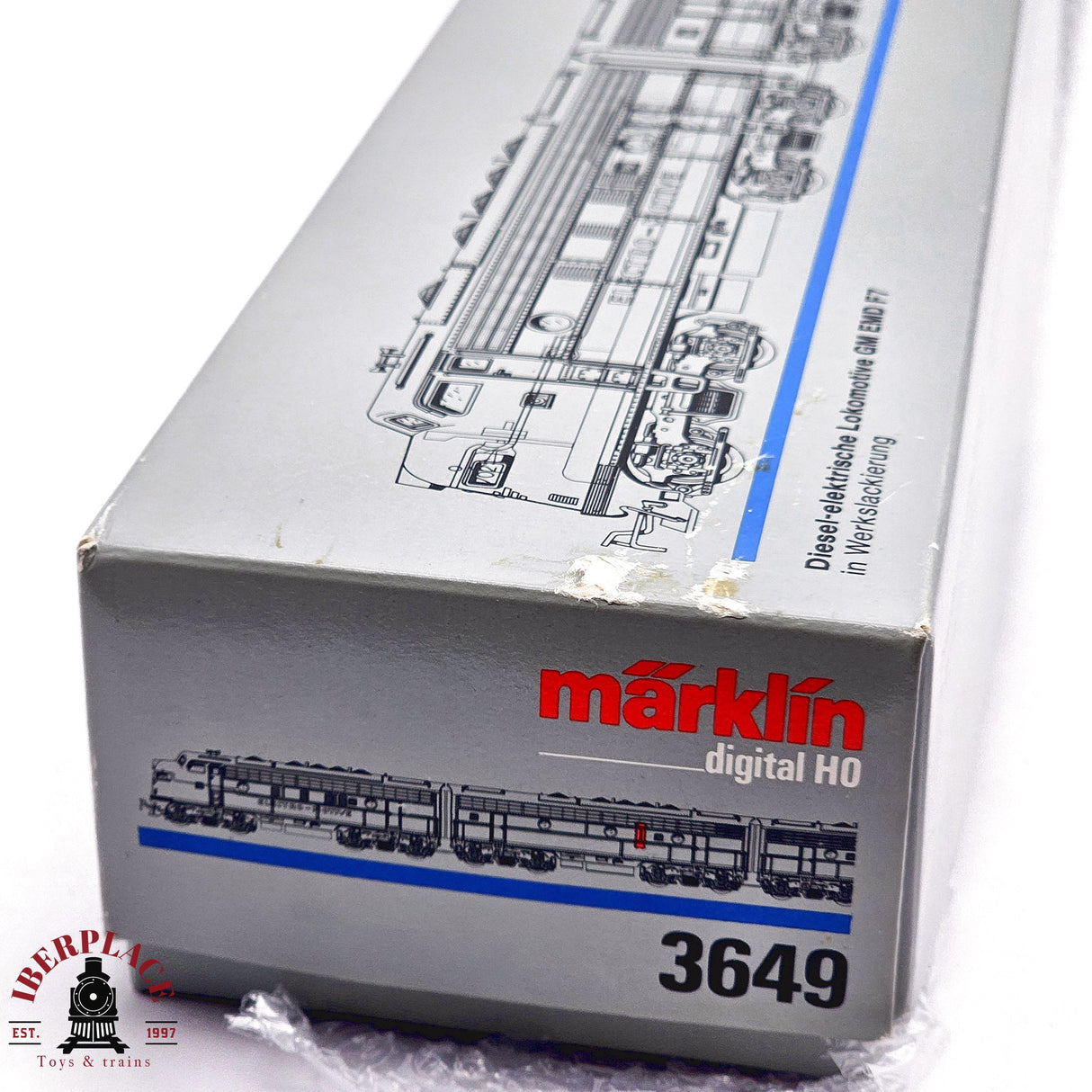 ♻️ 2da mano - Märklin 3649 digital Locomotora GM EMD F7 H0 escala 1:87 EH011