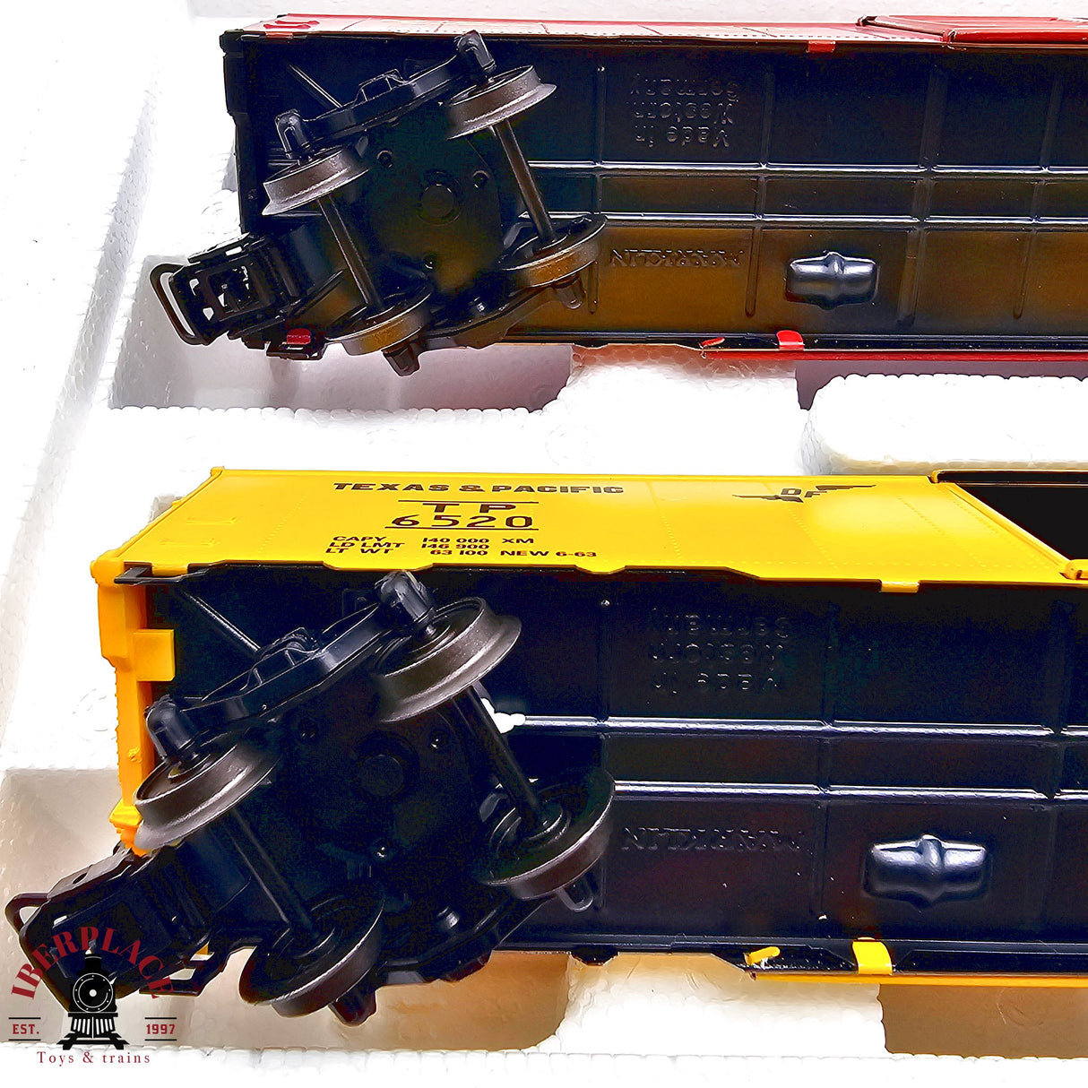 ♻️ 2da mano - Märklin 4579 Set vagones Texas & Pacific D-F H0 escala 1:87 EH011