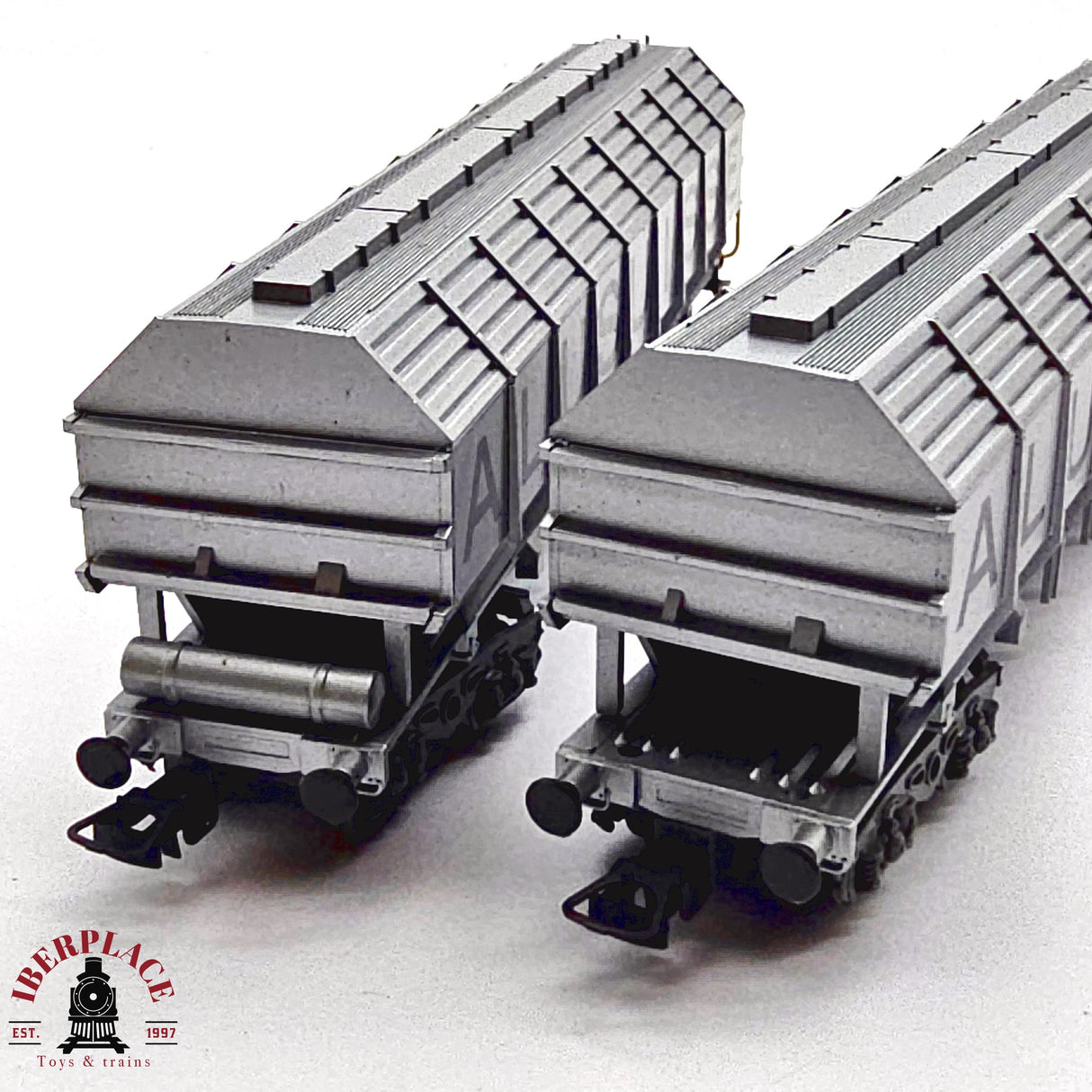 ♻️ 2da mano - DC Liliput 2x vagones Alusuisse SBB CFF  H0 escala 1:87 EH011