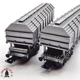 ♻️ 2da mano - DC Liliput 2x vagones Alusuisse SBB CFF  H0 escala 1:87 EH011