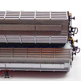 ♻️ 2da mano - DC Liliput 2x vagones Alusuisse SBB CFF  H0 escala 1:87 EH011