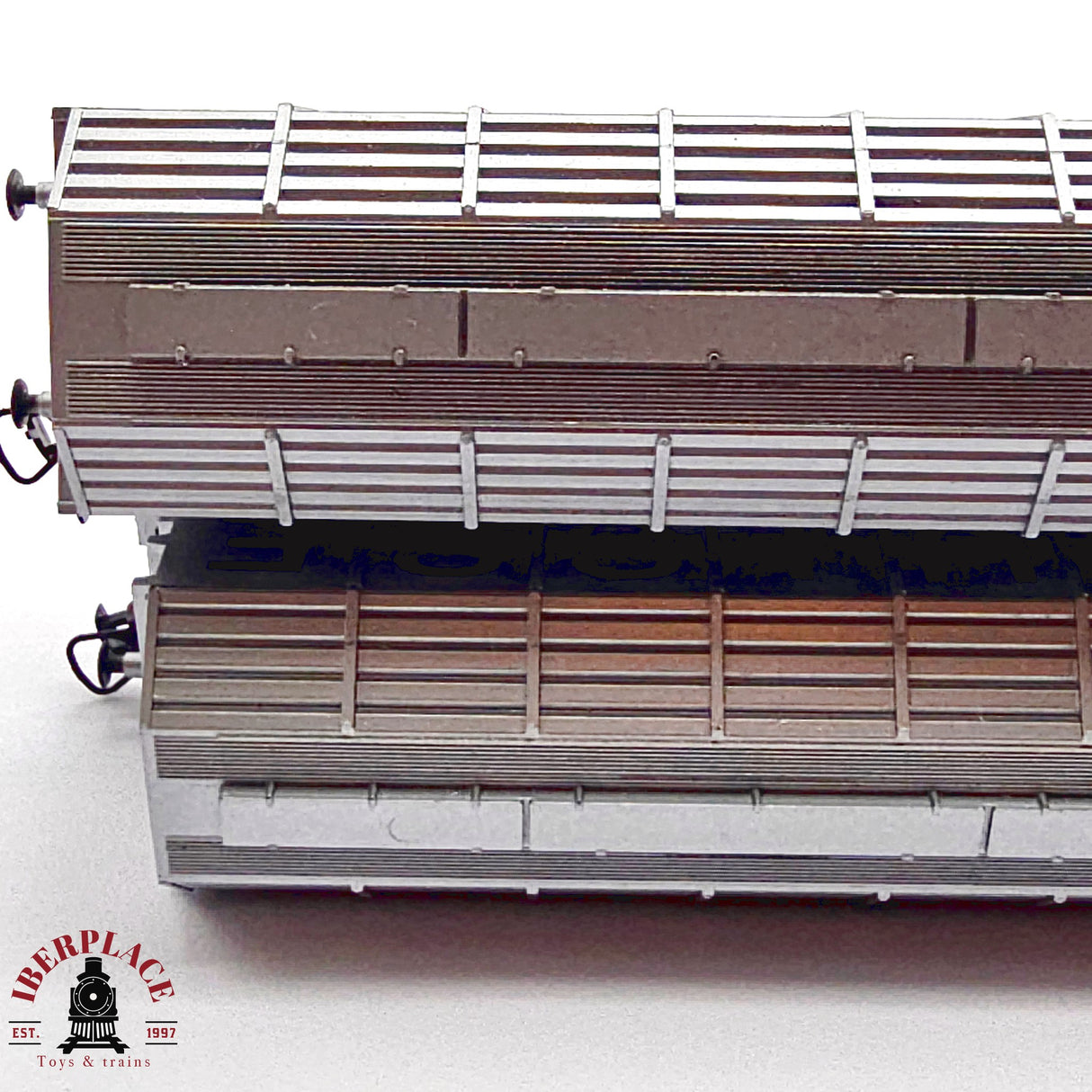 ♻️ 2da mano - DC Liliput 2x vagones Alusuisse SBB CFF  H0 escala 1:87 EH011