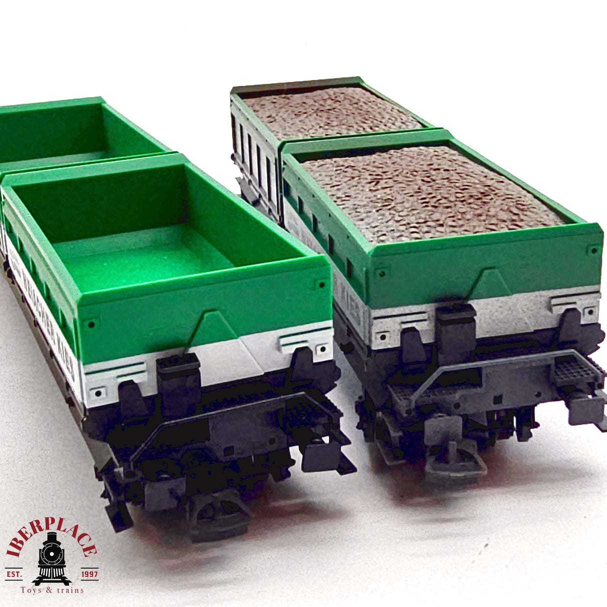 ♻️ 2da mano - DC Liliput 2x vagones Weiacher Kies SBB CFF H0 escala 1:87 EH011