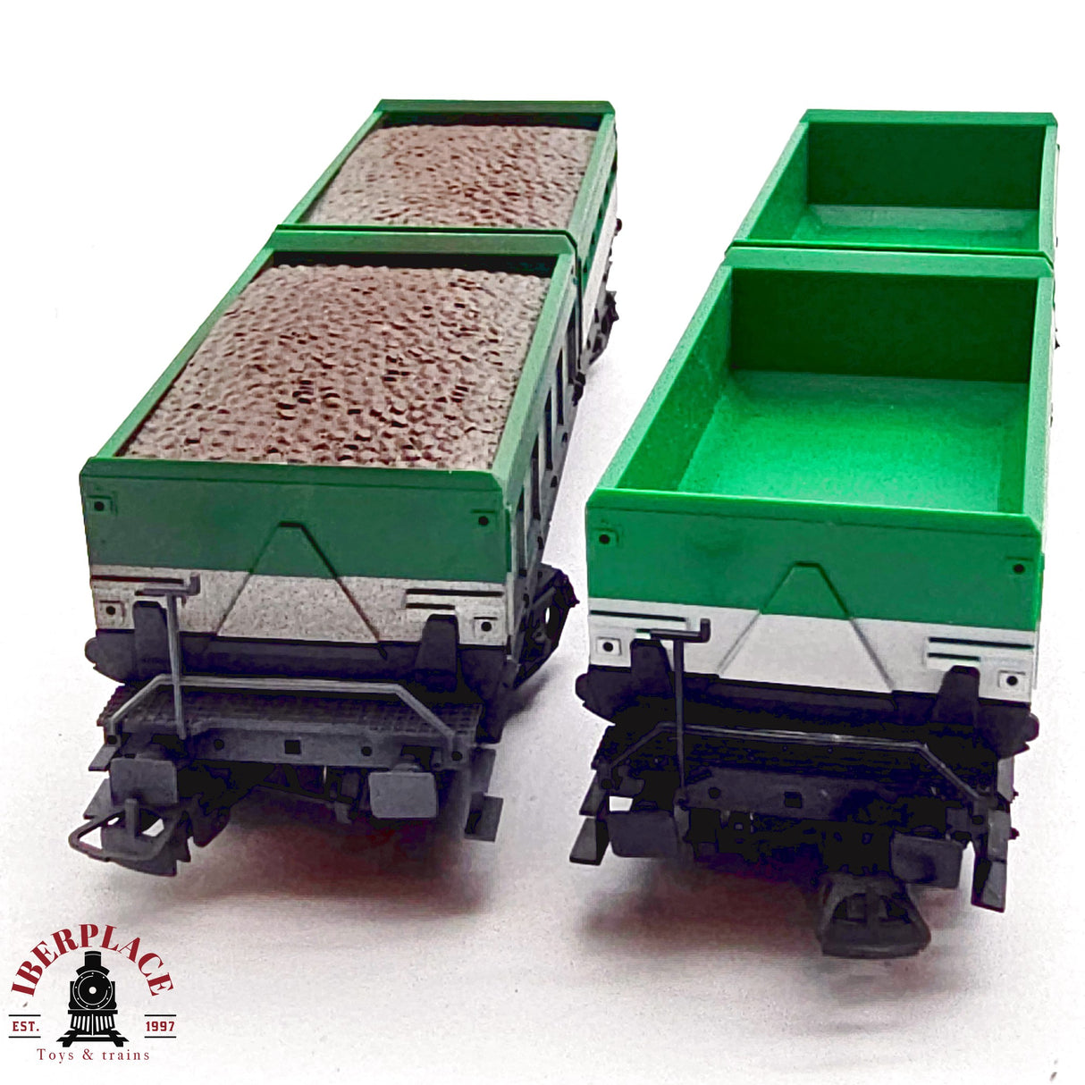 ♻️ 2da mano - DC Liliput 2x vagones Weiacher Kies SBB CFF H0 escala 1:87 EH011