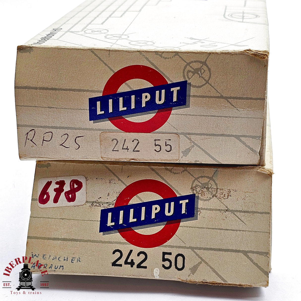 ♻️ 2da mano - DC Liliput 2x vagones Weiacher Kies SBB CFF H0 escala 1:87 EH011