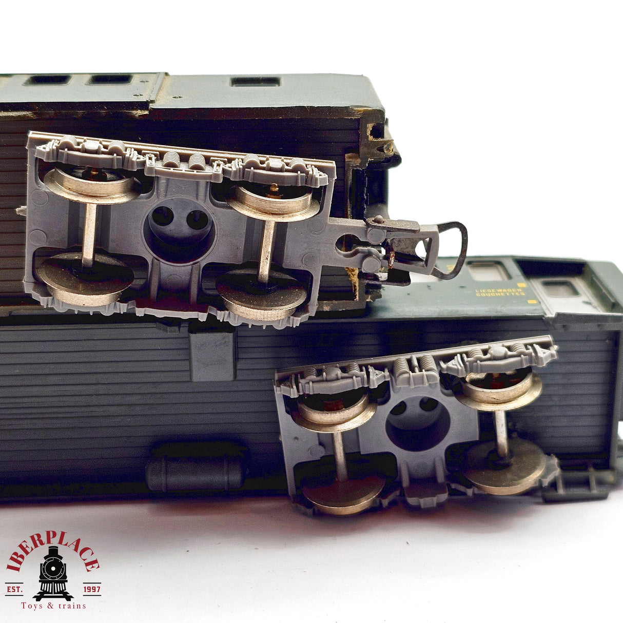 ♻️ 2da mano -  DC Lima 2x vagones pasajero y equipajes SBB H0 escala 1:87 EH011