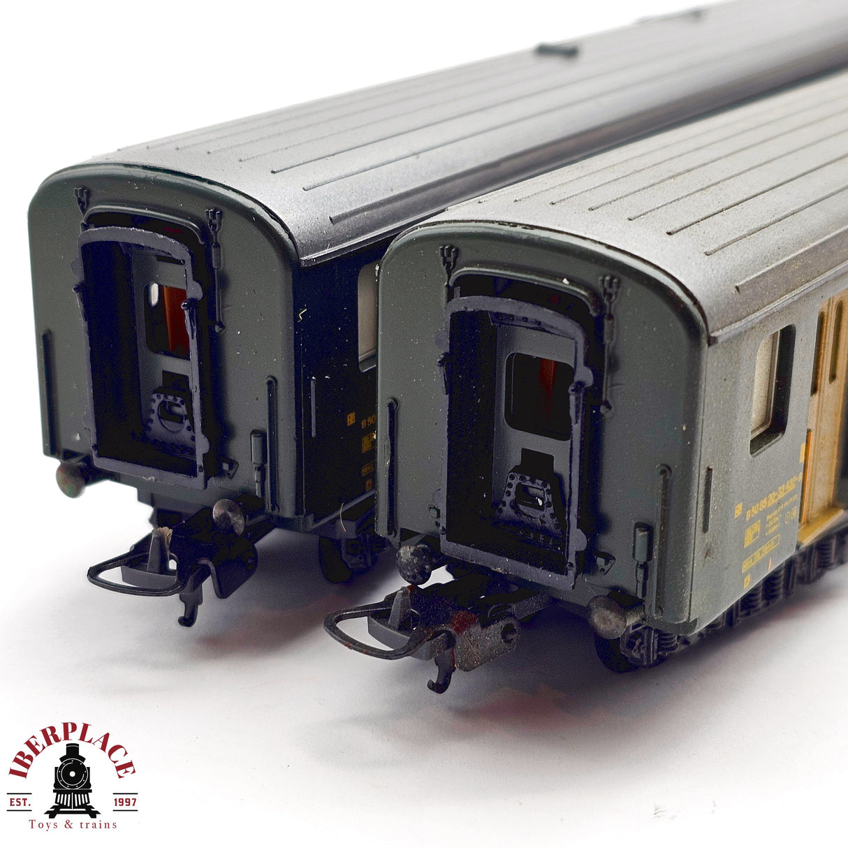 ♻️ 2da mano -  DC Lima 2x vagones pasajero clase 2 SBB H0 escala 1:87 EH011