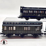 ♻️ 2da mano -  DC Roco 3x vagones pasajeros y postales DRG H0 escala 1:87 EH011