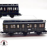 ♻️ 2da mano -  DC Roco 3x vagones pasajeros y postales DRG H0 escala 1:87 EH011