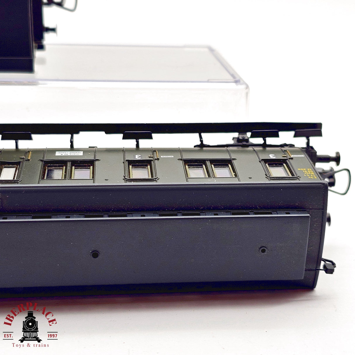 ♻️ 2da mano -  DC Roco 3x vagones pasajeros y postales DRG H0 escala 1:87 EH011